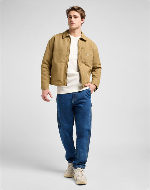 Lee Men's 91W Lined WW Jacket In Dark Khaki - Rodeo In