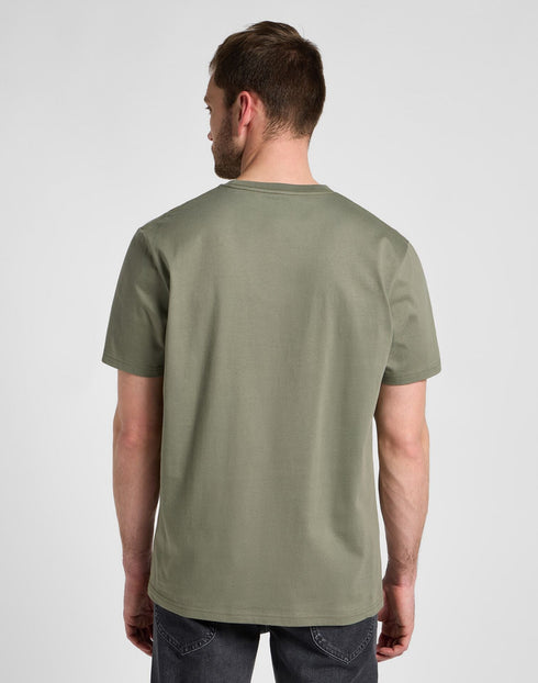 Lee Men's Big Logo T-Shirt In Olive Grove