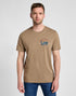 Lee Men's Big Logo T-Shirt In Pebble - Rodeo In
