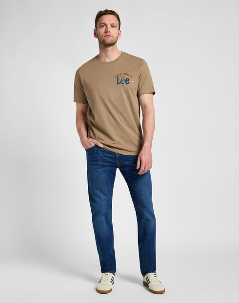 Lee Men's Big Logo T-Shirt In Pebble