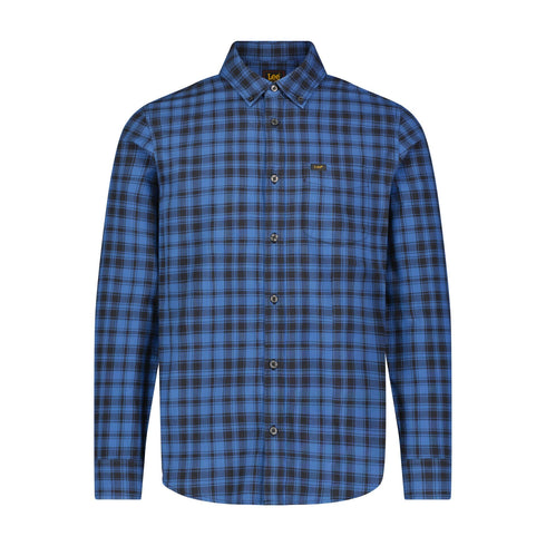 Lee Men's Button Down Shirt In Blue