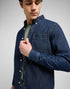 Lee Men's Button Down Shirt In Rinse - Rodeo In