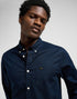 Lee Men's Button Down Shirt In Rivet Navy