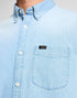Lee Men's Button down Short Sleeve Shirt in Light Desert Wash - Rodeo In