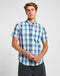 Lee Men's Button down Short Sleeve Shirt in Orion