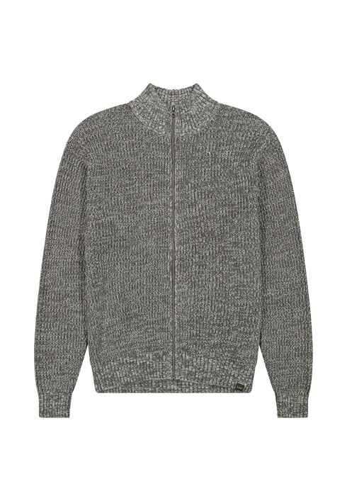 Lee Men's Cardigan Zip Sweatshirt in Smoke Gray - Rodeo In