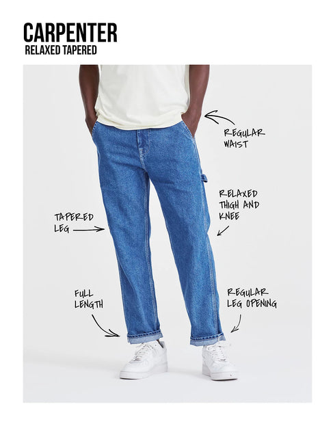Lee Men's Carpenter Jeans In Rinse
