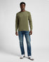Lee Men's Clean Raglan Sweater in Mercantile Green
