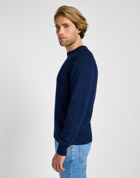 Lee Men's Clean Raglan Sweater in True Navy - Rodeo In