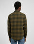 Lee Men's Clean Western Shirt In Army Green Buff