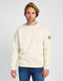 Lee Men's Core Relaxed Sweatshirt In Ecru
