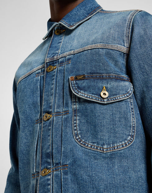 Lee Men's Cowboy Jacket In Bronco Blue