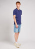 Lee Men's Five Pocket Shorts In Solid Blue