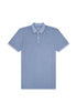 Lee Men's Garment Dye Polo In Dustier Blue - Rodeo In