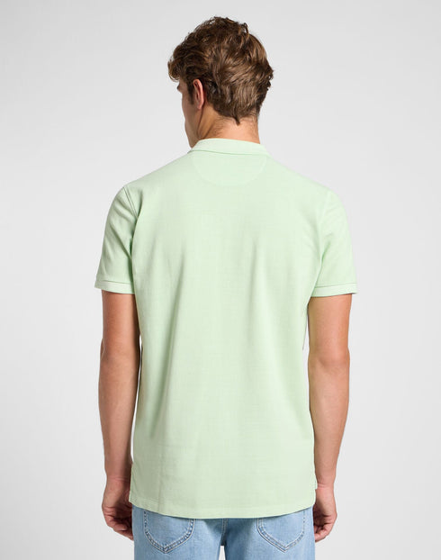 Lee Men's Garment Dye Polo In Soft Sage - Rodeo In