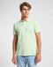 Lee Men's Garment Dye Polo In Soft Sage - Rodeo In