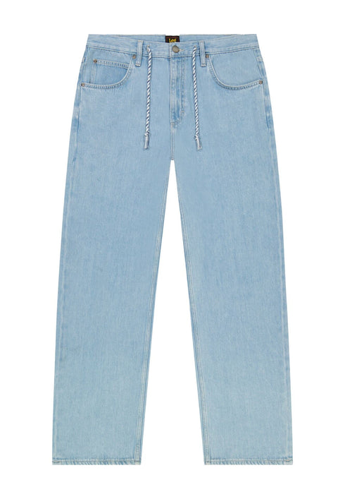 Lee Men's Henry Baggy Drawstring Jeans In Light Stone - Rodeo In