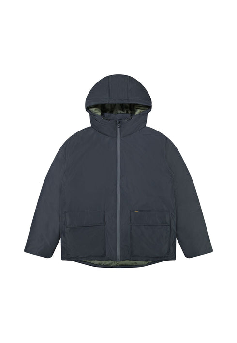 Lee Men's Hooded Short Puffer Jacket In Black - Rodeo In