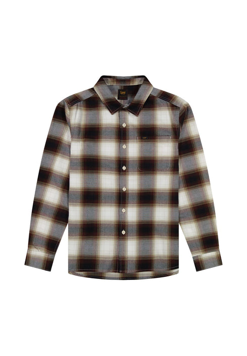 Lee Men's Leesure Shirt In Brentwood Plaid