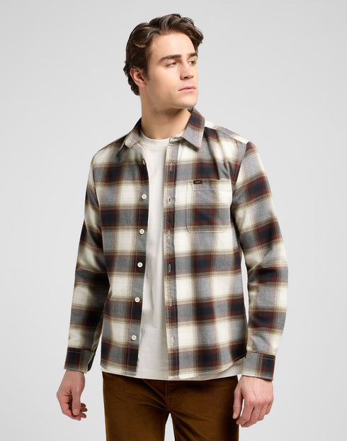 Lee Men's Leesure Shirt In Brentwood Plaid