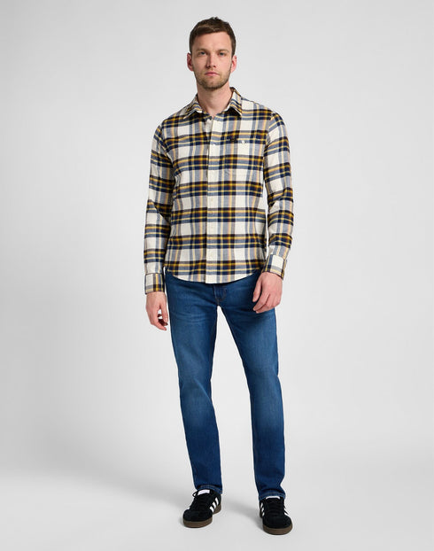 Lee Men's Leesure Shirt in Ecru