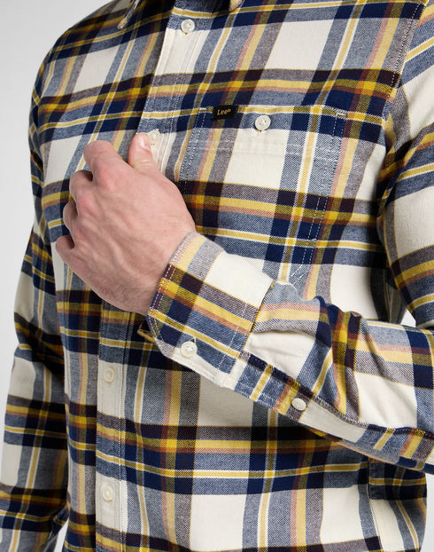 Lee Men's Leesure Shirt in Ecru