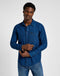 Lee Men's Leesure Shirt in Ink Blue Wash - Rodeo In