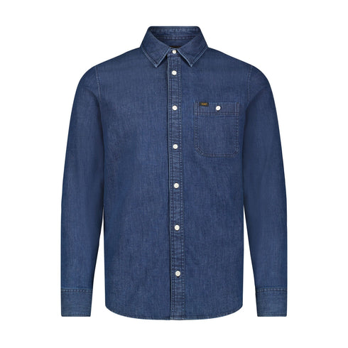 Lee Men's Leesure Shirt in Maple Wash