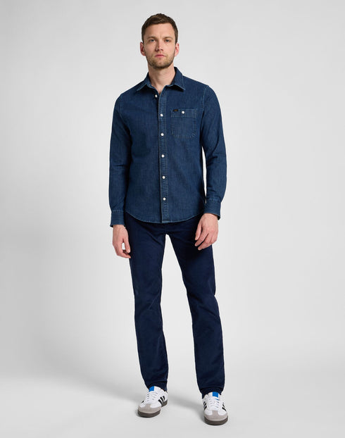 Lee Men's Leesure Shirt in Maple Wash