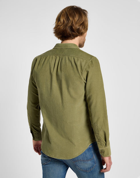 Lee Men's Leesure Shirt in Mercantile Green