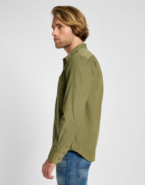 Lee Men's Leesure Shirt in Mercantile Green