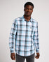 Lee Men's Leesure Shirt In Preppy Blue