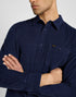 Lee Men's Leesure Shirt in Real Indigo