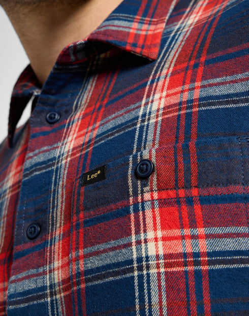 Lee Men's Leesure Shirt in Red - Rodeo In