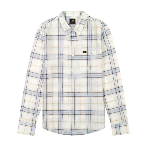 Lee Men's Leesure Shirt In Shy Blue