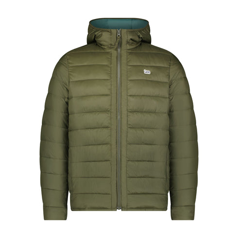 Lee Men's Light Puffer Jacket in Olive Night