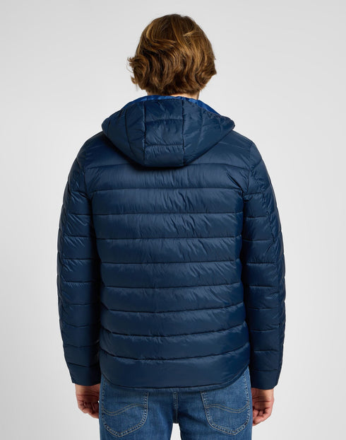 Lee Men's Light Puffer Jacket in Rivet Navy - Rodeo In