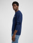 Lee Men's Logo Crew Sweatshirt in True Navy