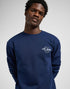 Lee Men's Logo Crew Sweatshirt in True Navy