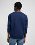 Lee Men's Logo Crew Sweatshirt in True Navy