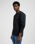Lee Men's Logo Crew Sweatshirt in Unionall Black