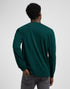 Lee Men's Long Sleeve Patch logo T-Shirt In Jade Forest