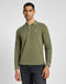 Lee Men's Long Sleeve Pique Polo In Mercantile Green