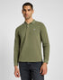 Lee Men's Long Sleeve Pique Polo In Mercantile Green