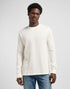 Lee Men's Long Sleeve Waffle T-Shirt In Ecru