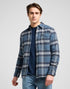 Lee Men's Mercantile Shirt In Vintage Blue Plaid - Rodeo In