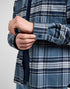 Lee Men's Mercantile Shirt In Vintage Blue Plaid - Rodeo In