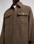 Lee Men's Overshirt In Brown Jasper - Rodeo In