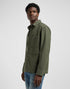 Lee Men's Paneled Overshirt In Oak Moss