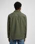 Lee Men's Paneled Overshirt In Oak Moss